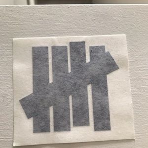 Undefeated Green Keychain (unopened) + decal